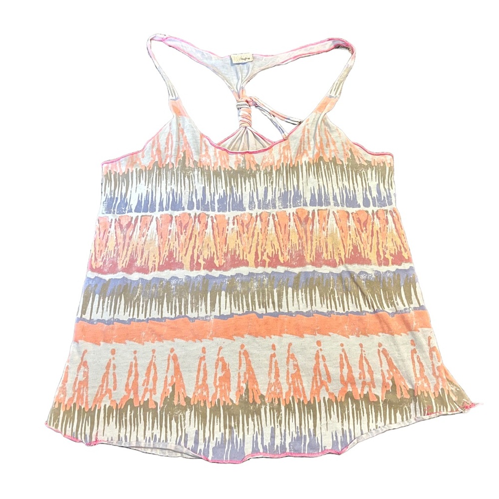 🪩4/$20!! Daytrip Neon Pastel Racerback tank top Size M 🪩4/$20!!